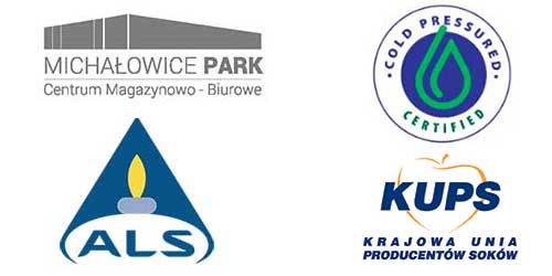 Partnerzy: Michałowicepark, Krajowa Unia Producentów Soków, ALS