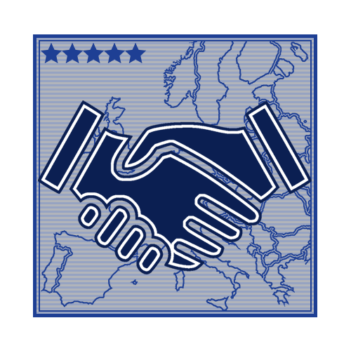 Grafika uścisk dłoni