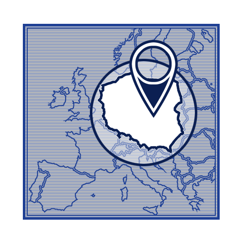 Grafika lokalizacja Polska
